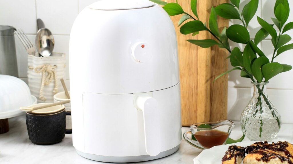 Mini White Airfryer